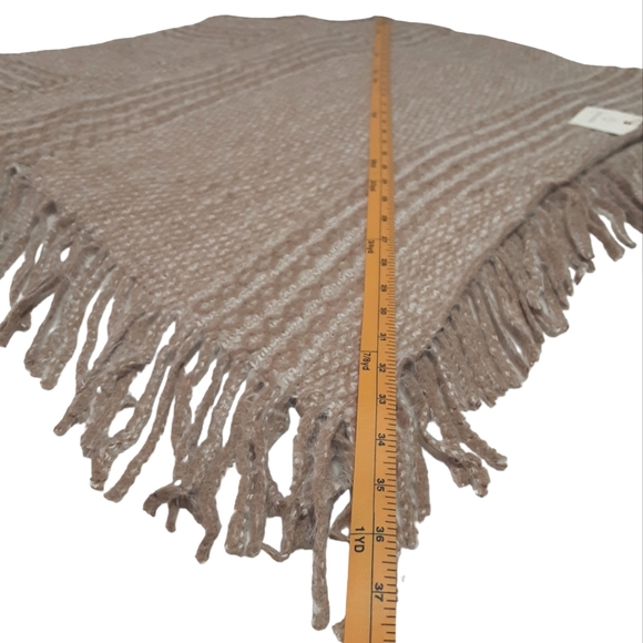 Poncho Sweater With Fringe - Picture 10 of 11